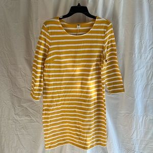 Yellow & white dress